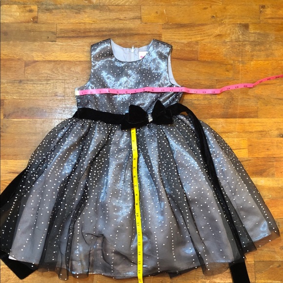 Nannette Kids Holiday Dress with Black Shrug - Picture 5 of 7